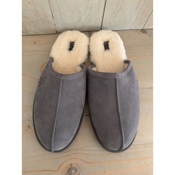 UGG Other - UGG MENS SCUFF SLIPPERS DARK GRAY MENS SIZE US 14 NEW